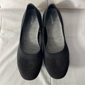 allbirds Women's Black Knit Slip-On Flats